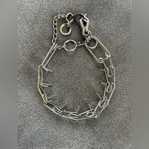 Silver Dog Training Prong Collar